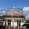 oprava sedlové střechy Náchod - plech SATJAM - při realizaci