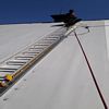 Oprava sedlové střechy - folie SIKA - při realizaci