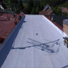 Hydroizolace ploché střechy řadového domu po realizaci