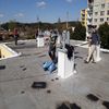 Oprava ploché střechy Nová Paka-folie SIKA - při realizaci