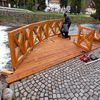 Montáž lávky z tvrdého dřeva, Špidlerův Mlýn - při realizaci